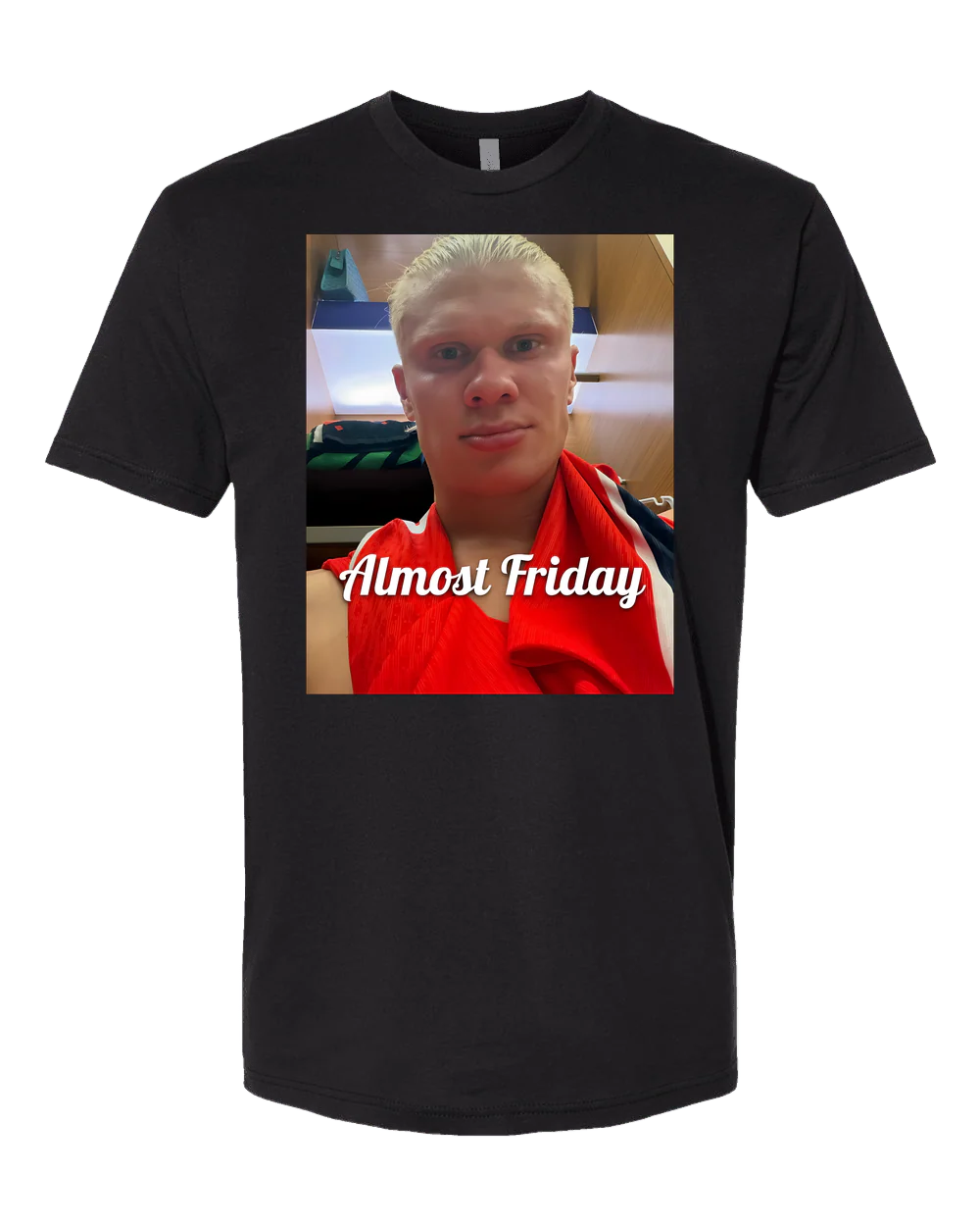 Almost Friday Haaland Selfie Tee - Image 2
