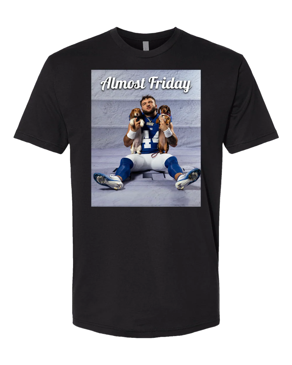Almost Friday Skatt Puppies Tee