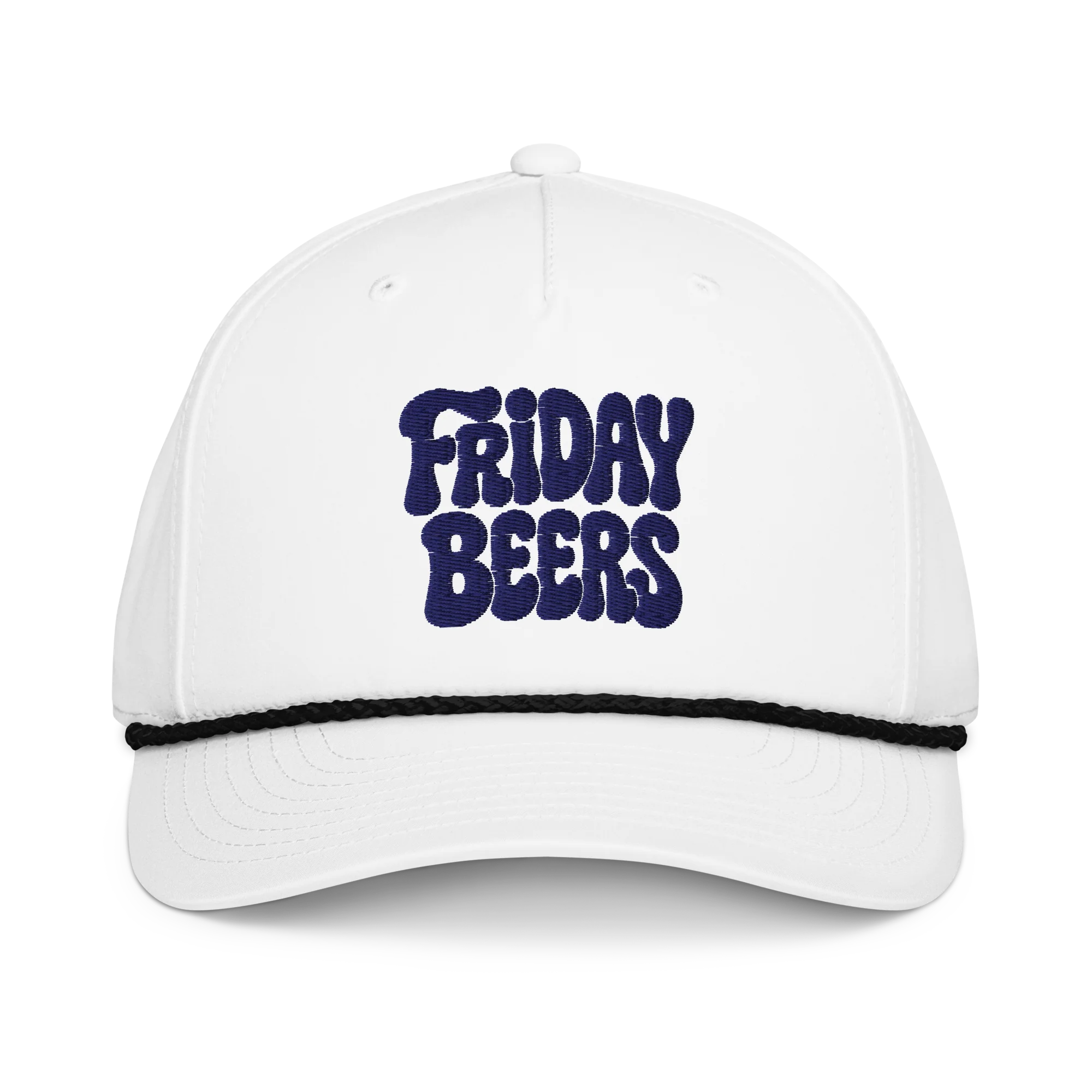 Friday Beers Embroidered Rope Hat