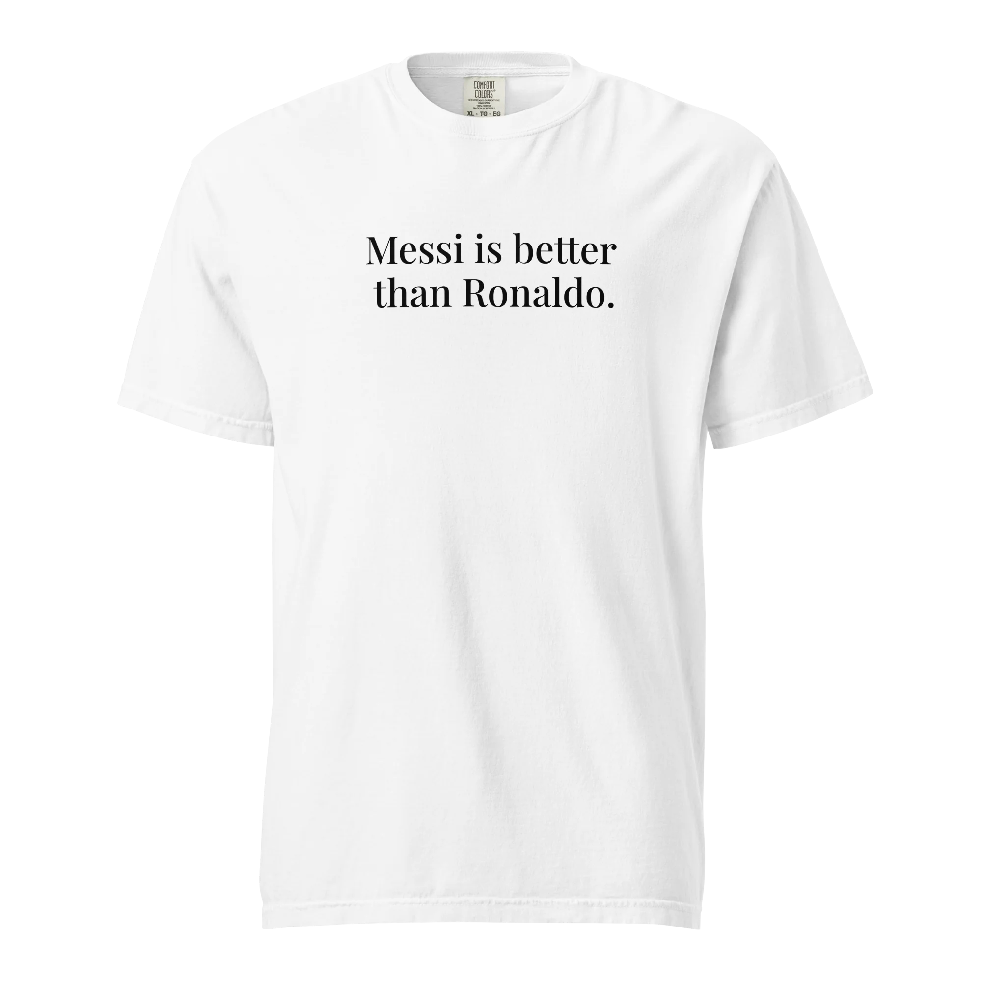 Messi > Ronaldo Tee - Image 2