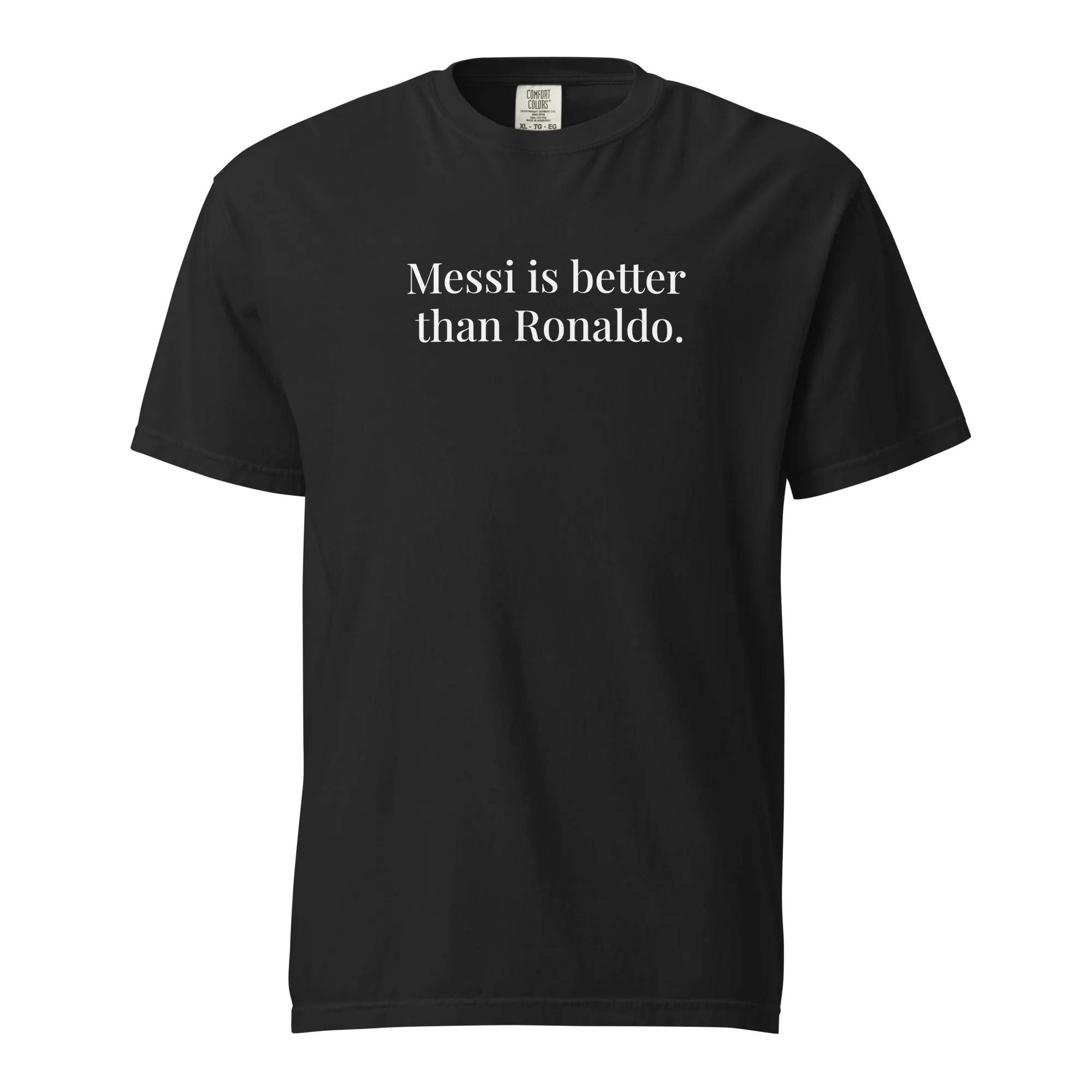 Messi > Ronaldo Tee - Image 3