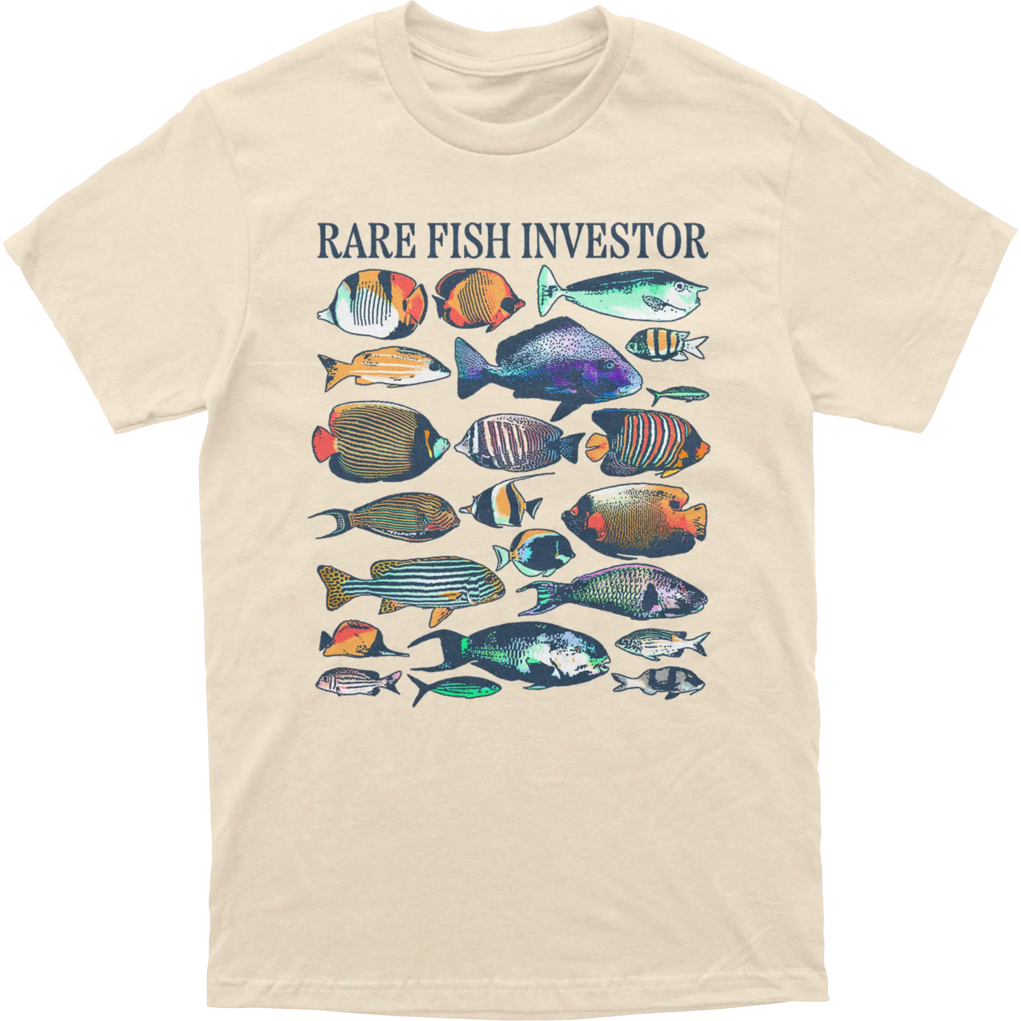 Rare Fish Investor Illustration Tee - Image 3