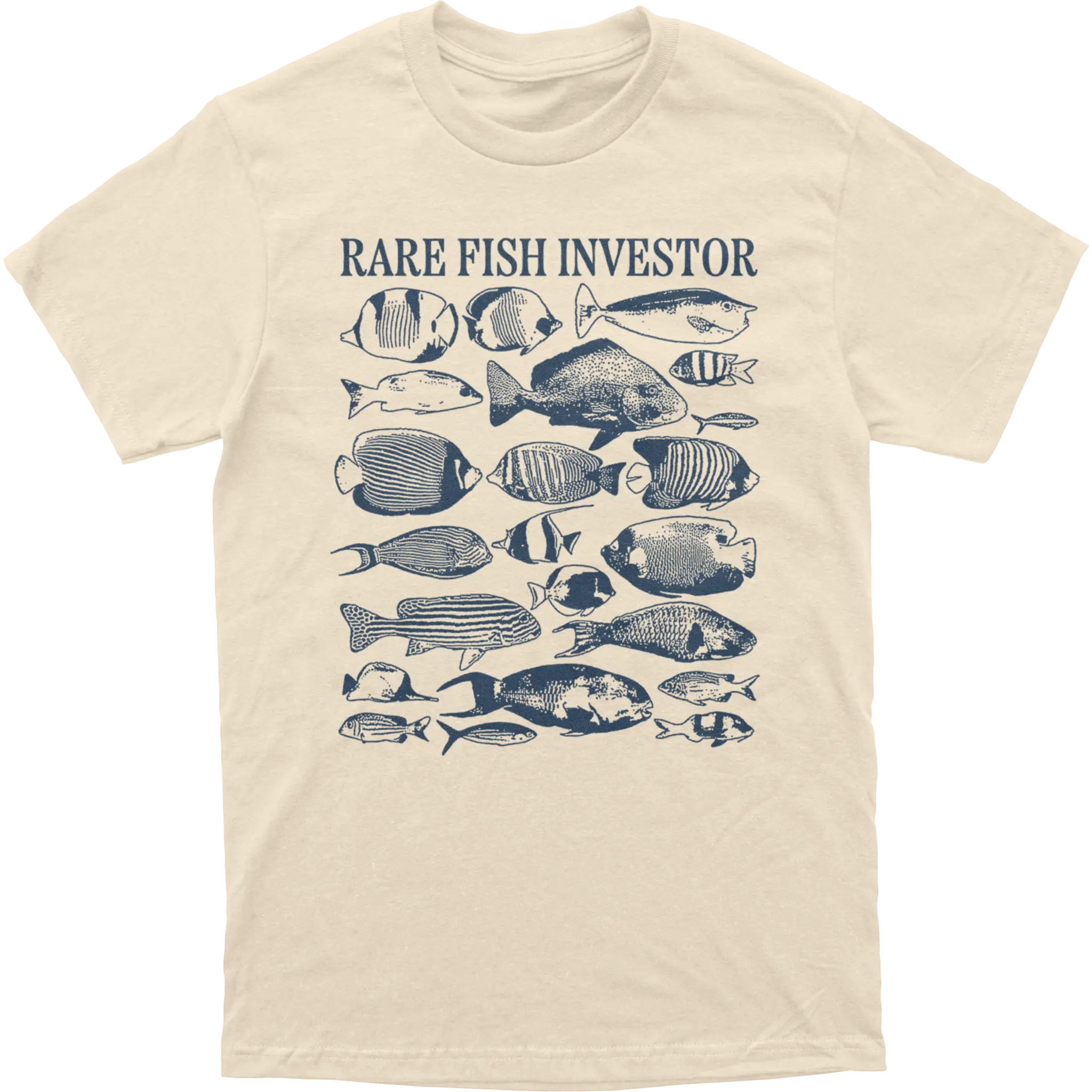 Rare Fish Investor Illustration Tee - Image 4