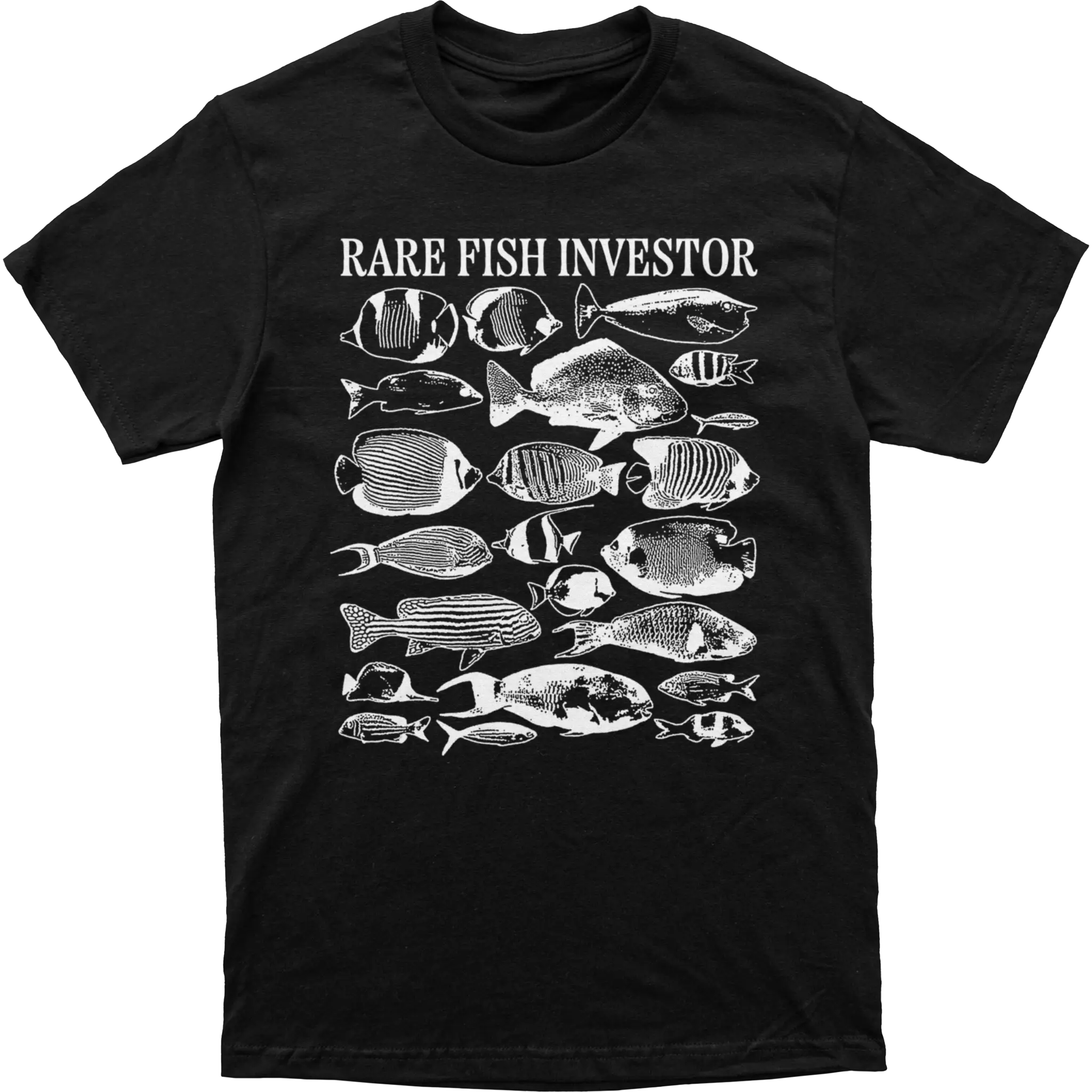 Rare Fish Investor Illustration Tee - Image 5