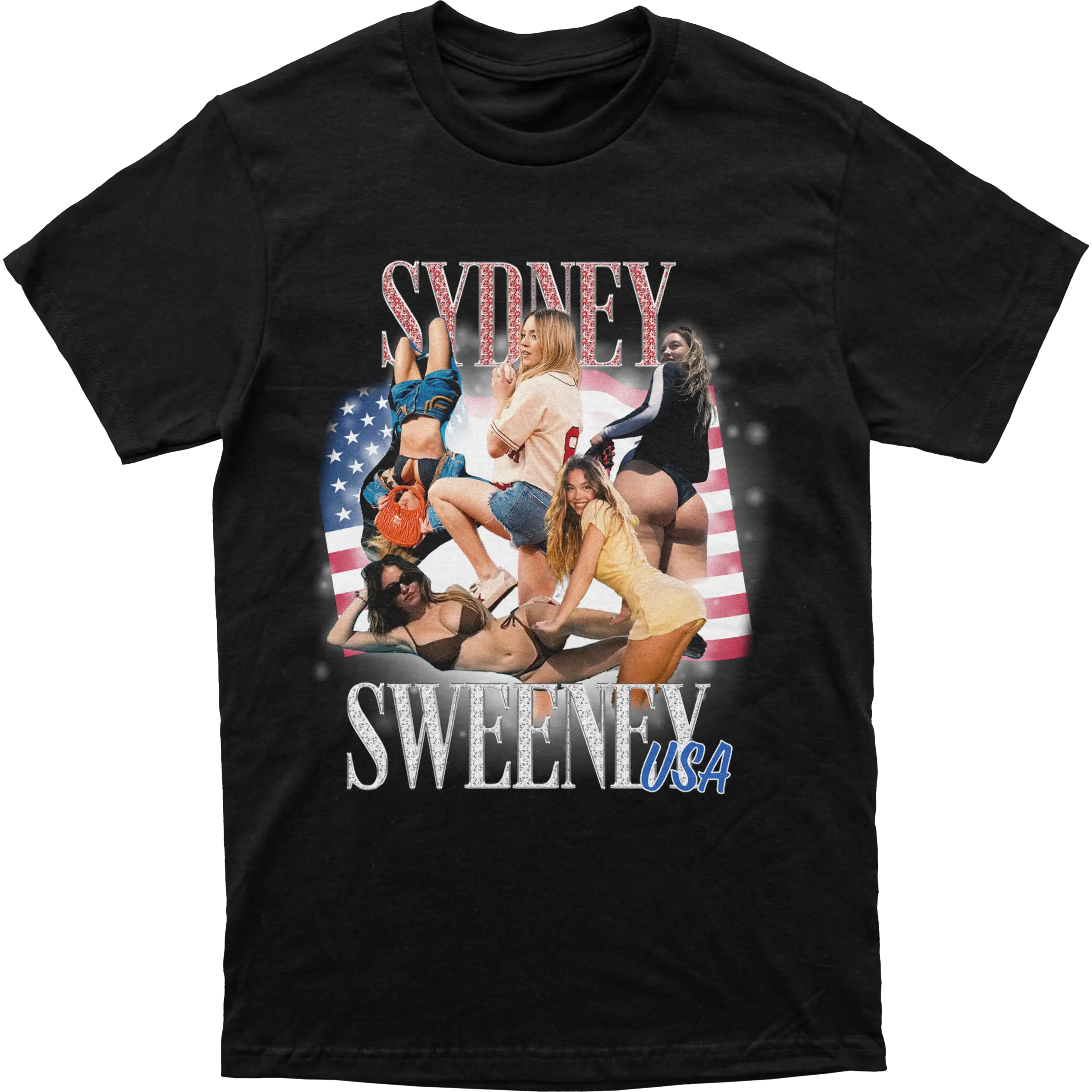 Sydney Sweeney USA Tee - Image 3
