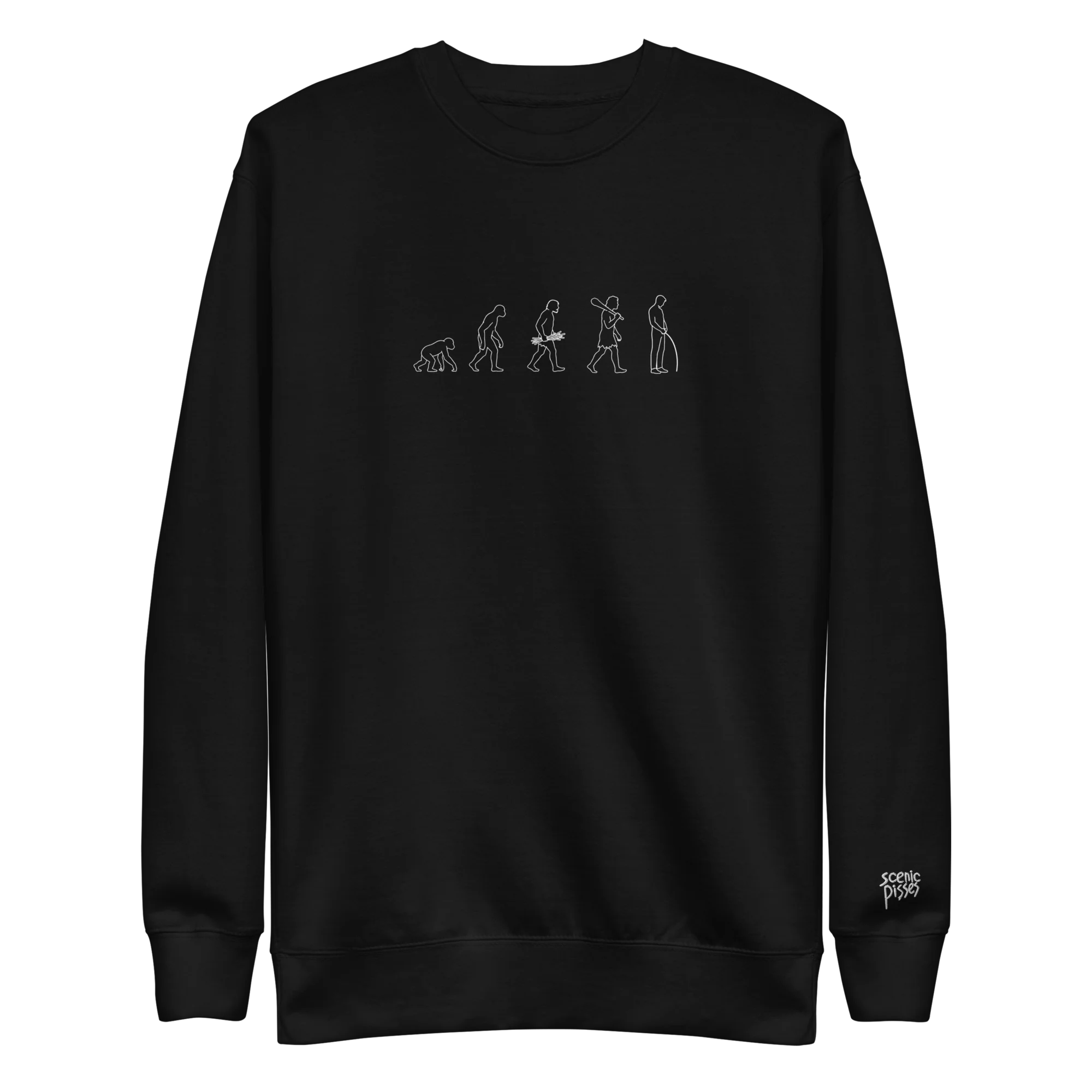 The Evolution Piss Crewneck