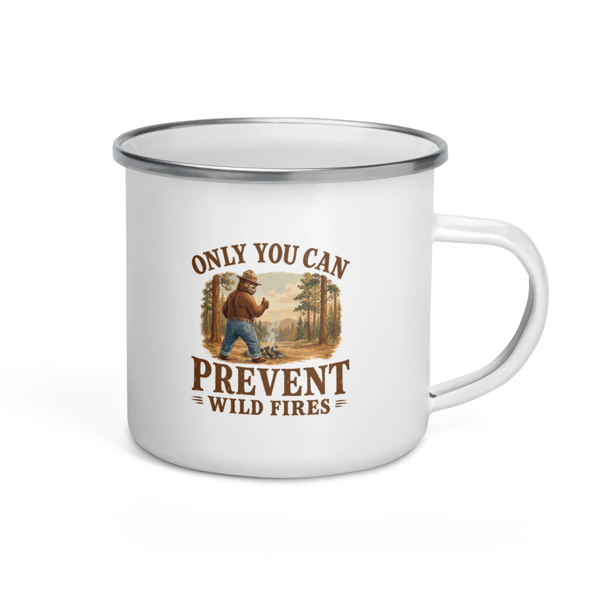 Wild Fires Enamel Mug - Image 3