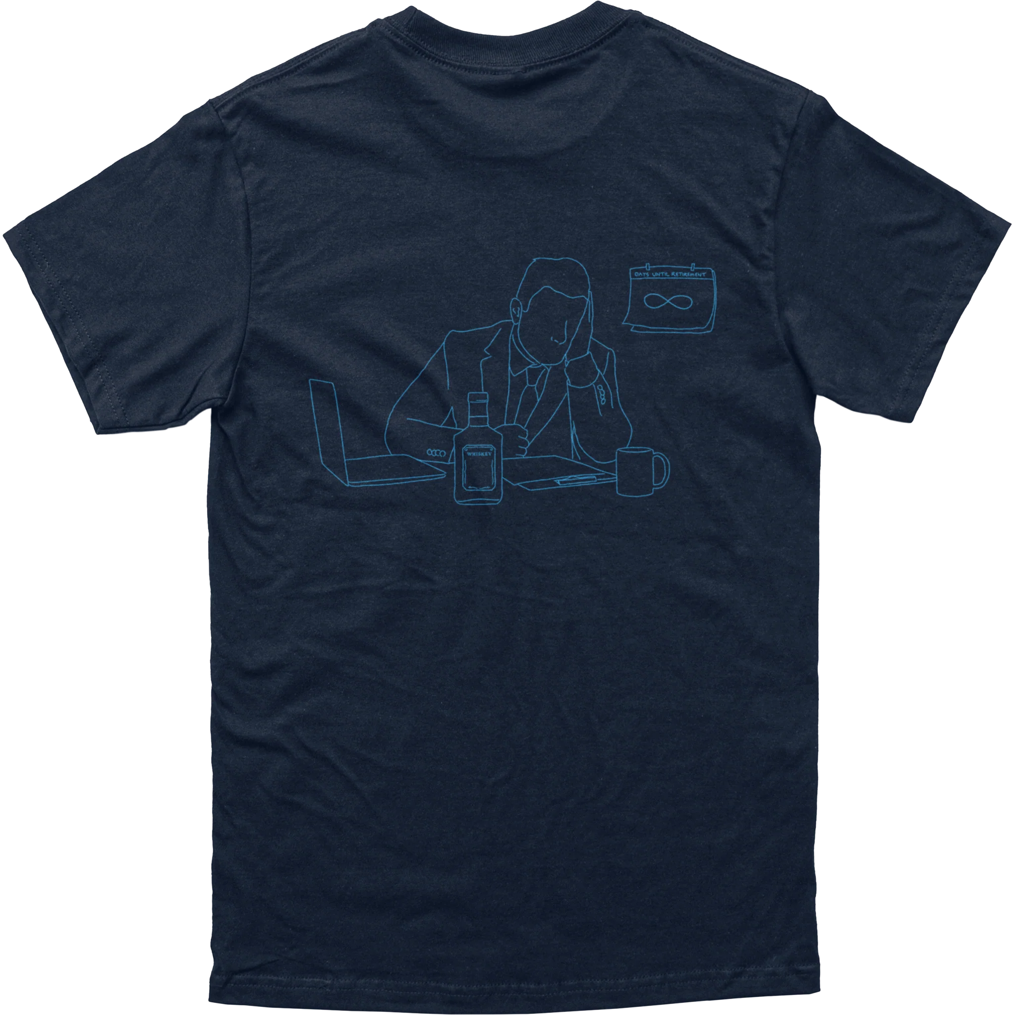 Work Retire Die Tee - Image 5